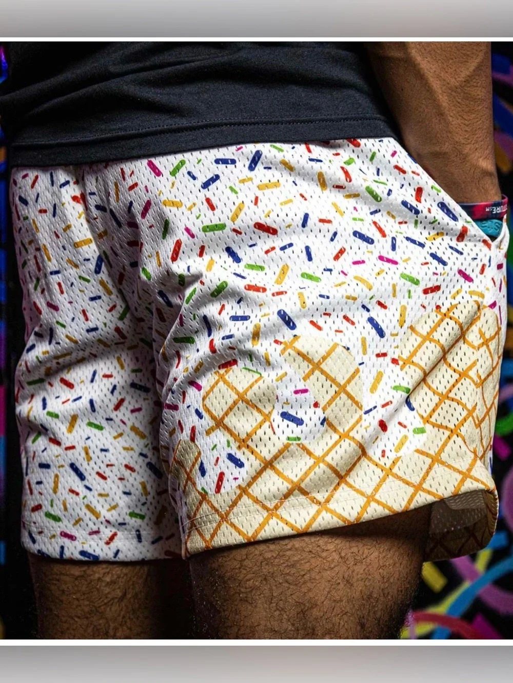 Baseball Lifestyle 101 Ice‎ Cream Shorts men’s size large